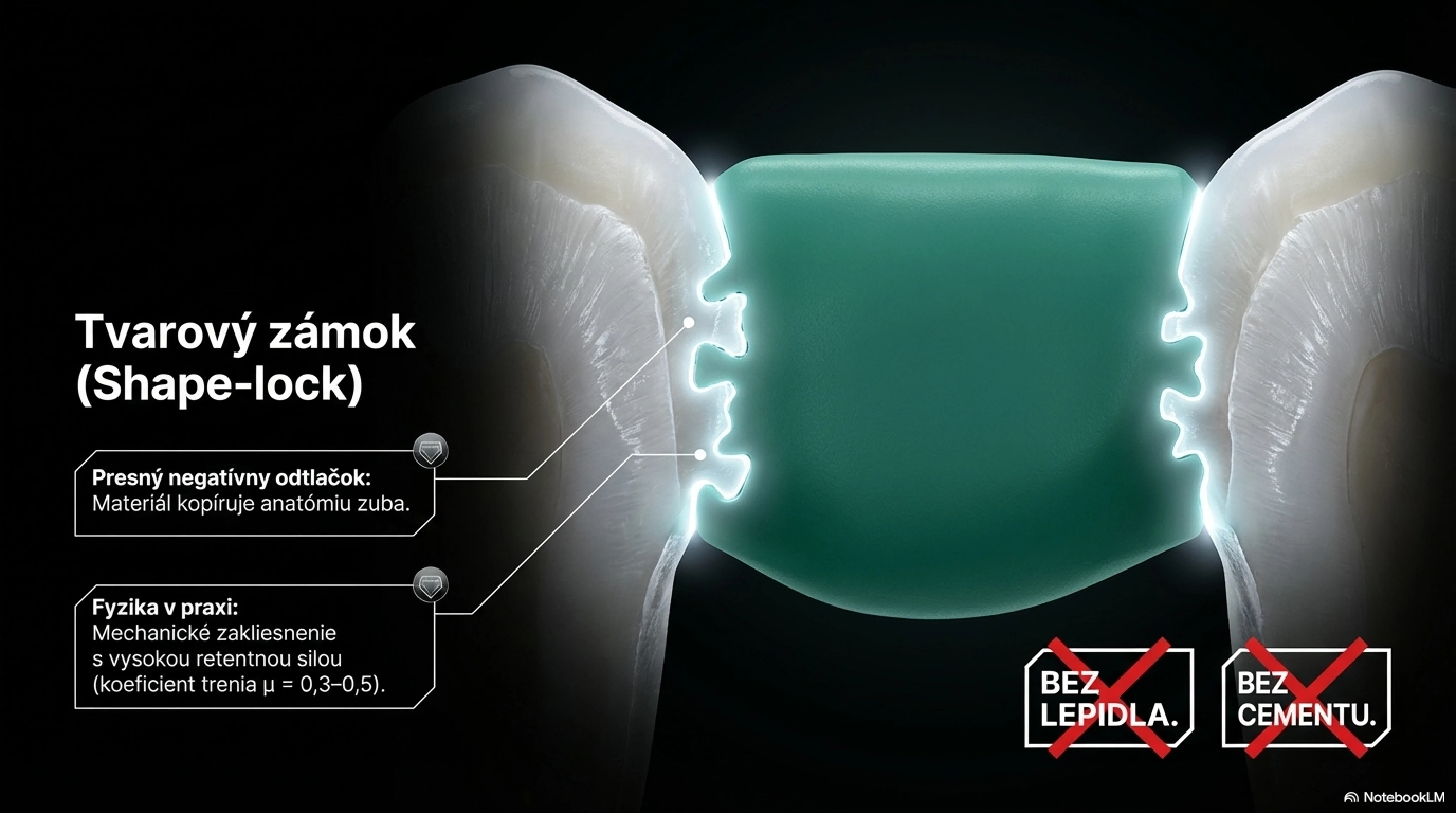 Denticor-Formschluss nach dem Aushärten